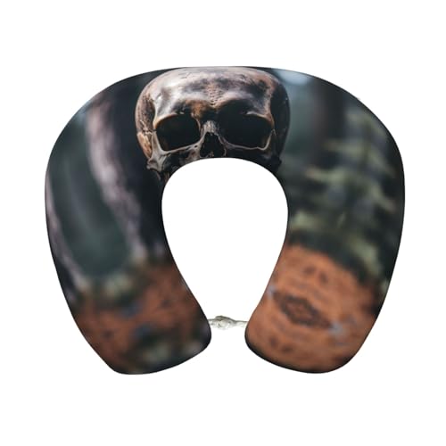 Almohada Cervical de Espuma Viscoelástica Negra U miniatura 1