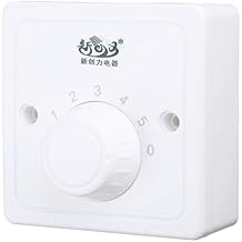 Universal Electric Fan Rotary Switch 5 Gear Speed Controller Adjustable Rotary Control Switch Wall Mechanical Switch Fan Speed Control Switch