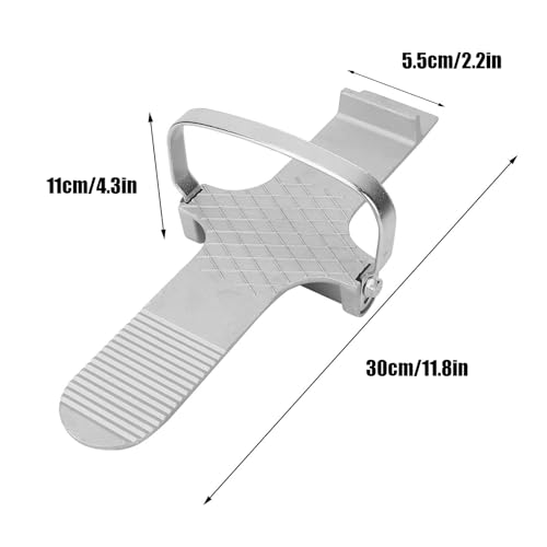Placo Porte Verre et Sol Facilement Ajustables avec ce Levier Ergonomique à Pied