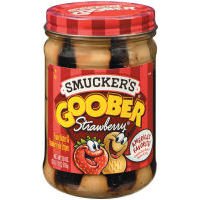 Smucker's Goober Peanut Butter & Strawberry Jelly Stripes 18 oz (Pack of 12)