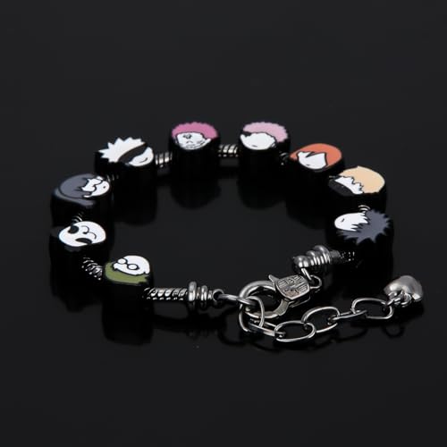 JJK Character Charm DIY Bracelet – Gojo, Itadori, Sukuna, Nobara & Fushiguro Anime Pendant Charm Bracelet Gifts2
