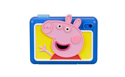 ekids Peppa Pig Kids Camera with SD Card, Digital Camera for Kids with Video Recording and Built-in Digital Stickers, Peppa Pig Toys Make Great...