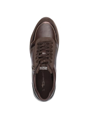 Tamaris Damen Sneaker Synthetik, braun, 40 EU – Ansicht 2
