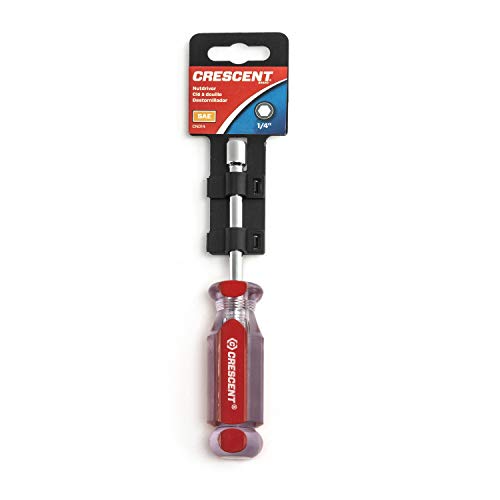 Crescent 1/4" Solid Shaft Tri-Lobe Acetate Nutdriver 3" - Cnd14 #TOP1