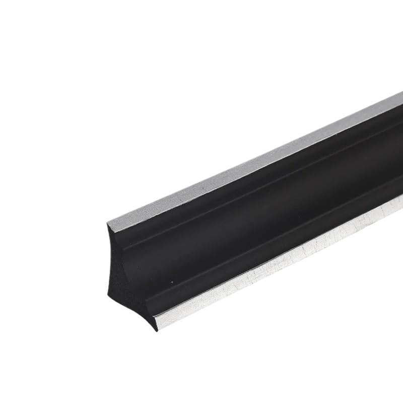 Molduras Decorativas para Paredes, Recorte de Pared, Borde cuadrante, Autoadhesivo, PVC, línea de Esquina, Sala de Estar, Techo, línea de Esquina Superior, Decorativo(Black Silver,2M)