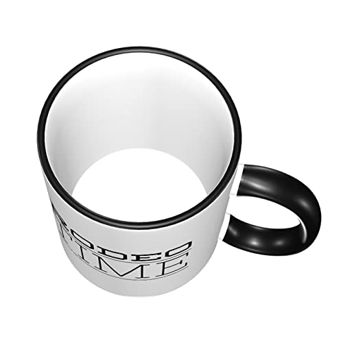 Rodeo - Taza de café Rodeo Time - Cowboy Cowgirl Bronc Riding Bull Rider Atracción Hobby Saddle Boot Horse Competition… - Imagen 5