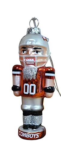Adorno Oklahoma State Cowboys de vidrio ligero para no doblar las ramas 3