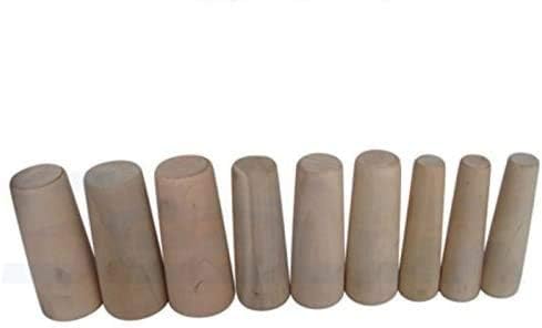 SeaLux Marine Tapered Conical Thru-Hull Emergency Soft Wood Plugs Set of 9 for Large Hull