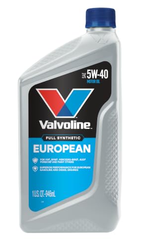 Valvoline European Vehicle Full Synthetic 5W-40 Motor Oil 1 Quart