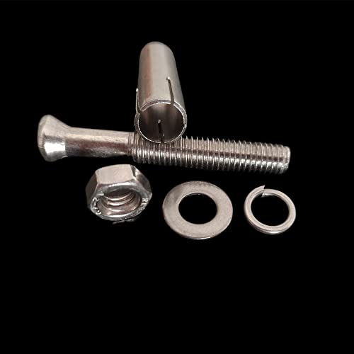 Image of Stainless Steel Expansion Bolts M8x60mm External Hex Expansion Bolt (5 Pack)