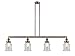 Innovations 214-AC-G184-LED LED Island Pendant from Franklin Restoration Collection 6.00 inches, Copper