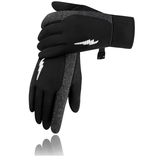 Duoyeree Kids Winter Gloves Warm Touchscreen Windproof Water Resistant Soft Lining Cycling Skiing Gloves for Boys Girls