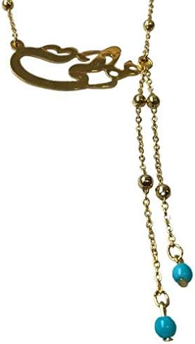 Lebanon Design necklace (N2605) Gold Plated Metal with Arabic Name (SUHA)