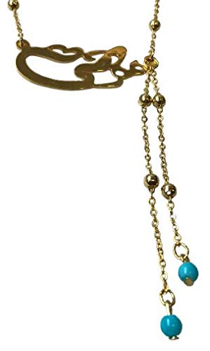 Lebanon Design necklace (N2605) Gold Plated Metal with Arabic Name (SUHA)