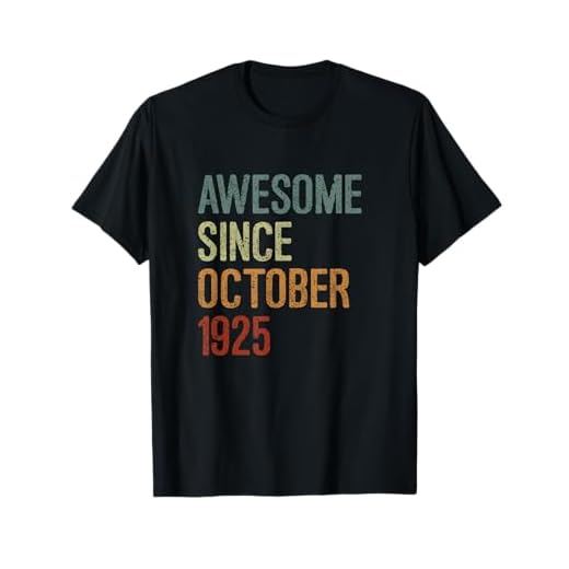 Impresionante desde octubre de 1925, regalo de cumpleaños divertido retro Camiseta