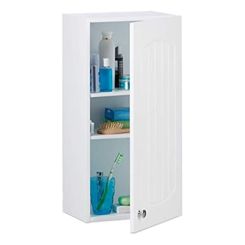 Relaxdays Armario de Pared para Baño Cover