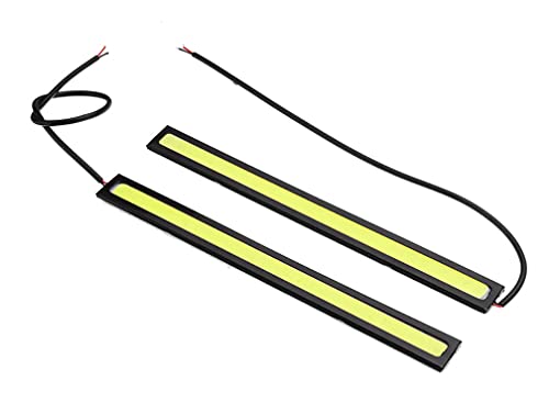 ECI Elektro-Lieferungen 2 Stück 6 W 17 cm COB LED Daytime Running Light Strip DRL Car Wohnmobil Offroad
