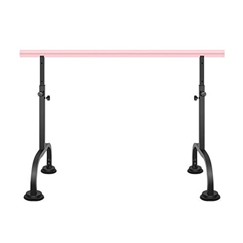 Barre de ballet portable et réglable en hauteur avec ventouse pour danse à la maison