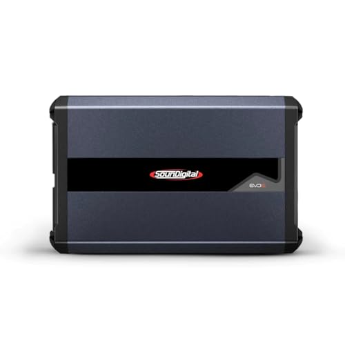 Soundigital 2000.2 EVO 5 – 2000W RMS 2-Channel Car Audio Amplifier – 4 Ohms, Class D, Compact, High-Efficiency Amp for Subwoofers and Full-Range Speakers
