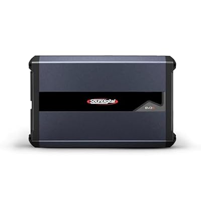 Soundigital 2000.2 EVO 5 2000W RMS 2-Channel Car Audio Amplifier 4 Ohms, Class D, Compact, High-Efficiency Amp for Subwoofers -Range Speakers