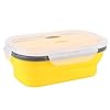 Lunchbox, lichtgewicht 800 ml draagbare lunchboxcontainer voor buiten voor op reis voor picknick(geel)