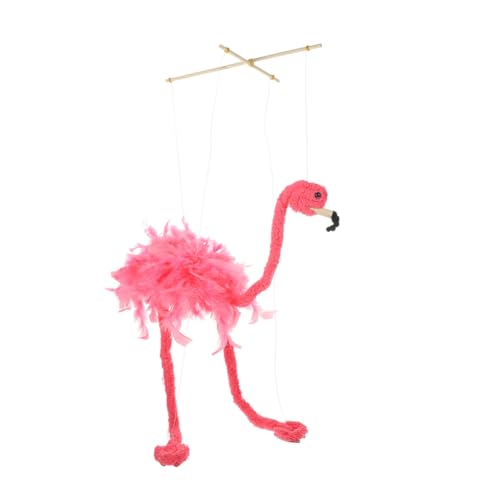 WESIEVYA Muñeca De Flamenco De Cuerda Marionetas De Flamenco Marionetas Marionetas Marionetas De Animales Peludos Animales De Peluche Marionetas Suministros para Espectáculos De Títeres
