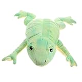 PAMINGONO Plüsch Frosch Handpuppe für Weiche Tierhandpuppe aus Interaktives Kommunikation und Fantasie Geeignet für Rollenspiele und Erzählstunden