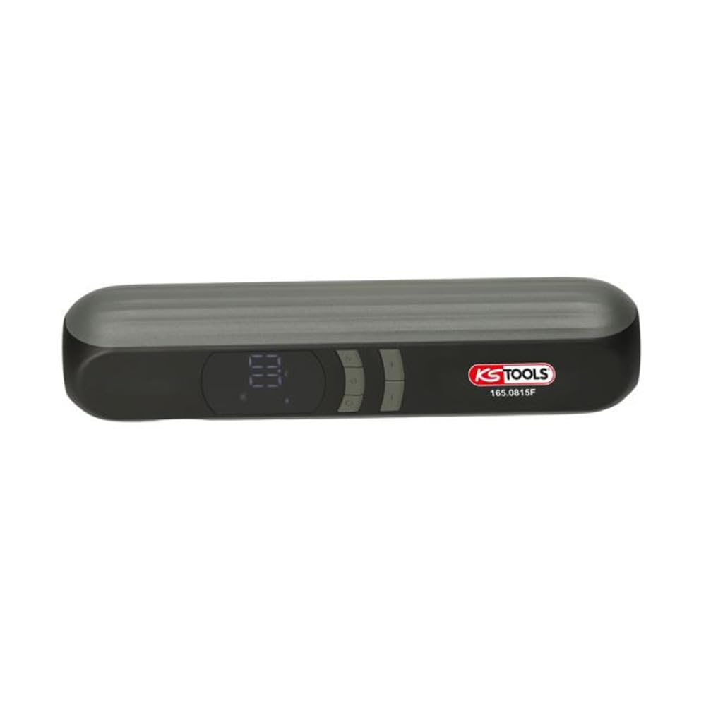 KS Tools - 165.0815F - Mini compresseur rechargeable - compresseur à air portatif - gonfleur pneus voiture sans fil - gonfleur ballon - pompe a velo