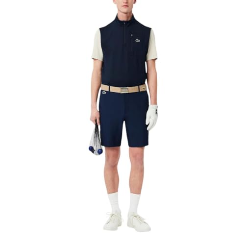 Lacoste mens Sport Quarter Zip Layering Golf Vest4