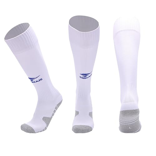 Men's football socks, knee high running pressure socks, training sports performance socks (1 Pair)3