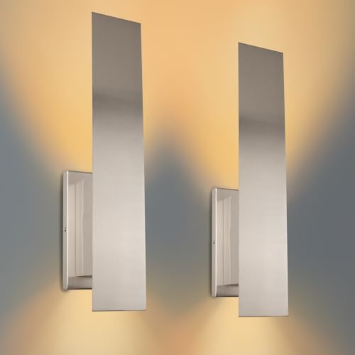 Edwarmlux Indoor Wall Sconces, Modern Wall Lights, Up and Down