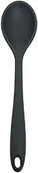 MOZCADA Colher de Silicone Preta Grande