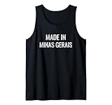 Funny Brazil design. Made in Minas Gerais Brasil Brazil Camiseta sin Mangas