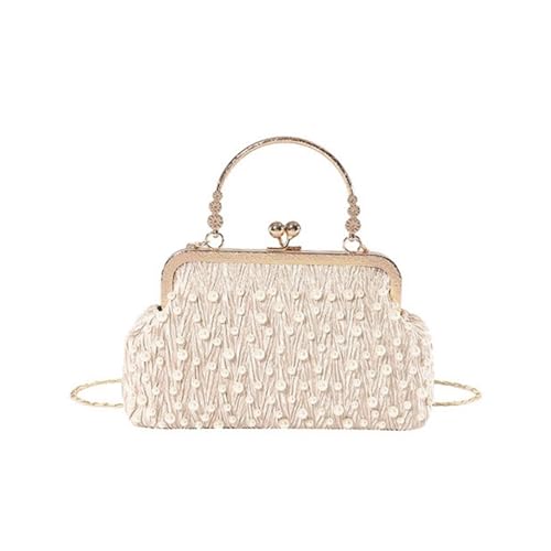 Sac à main élégant pochette de soirée pour femme avec bandoulière amovible