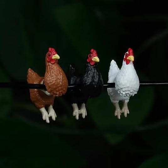 Funny Chicken Earrings for Women Cute 3D Chicken Stud Earrings Turkey Earrings Thanksgiving Jewelry Realistic 3D Resin Rooster Hen Stud Earrings Novelty Personalized Gifts - Image 2