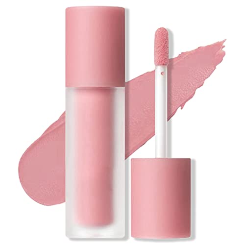 Matte Liquid Blush For Cheeks, Soft Cream Blush Makeup, Velvet Mousse Texture, Breathable Feel, Natural-Looking, Blush Stick For Cheek 02# So Alive #TOP5