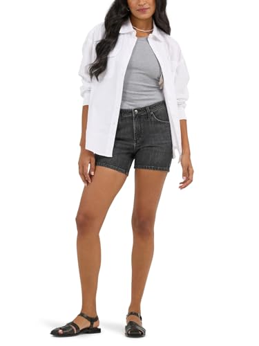 Lee Women's Legendary 5" Denim Short, Dark Path, 8 - image 2