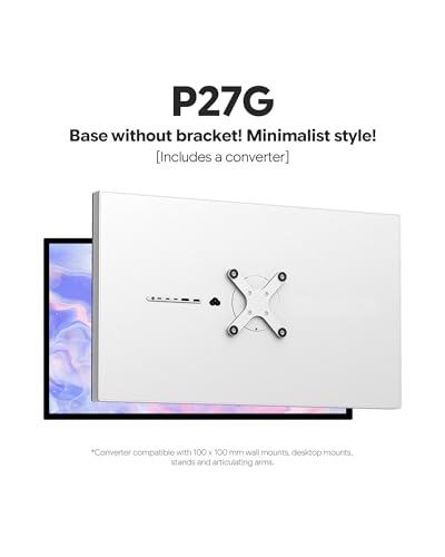 Image of P27G 27'' UHD 4K (3840x2160) Glossy Monitor, IPS Panel, 10-Bit Color, 99% sRGB, 96% DCI-P3, 60Hz, 163PPI, HDR, Eye Care, Low Blue Light (Minimalist - Without Stand)