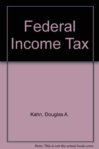 Federal Income Tax 1566621453 Book Cover