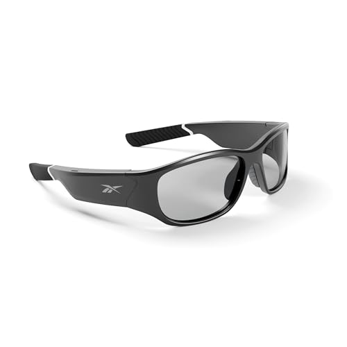 Image of Reebok Nitrous Shift Smart Eyewear Powered by Lucyd - Photochromic Adaptive Lens - HiFi Bluetooth Sport Glasses