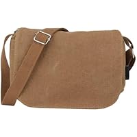 oukesin Bolso bandolera pequeño de lona para mujer bolso de