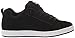 DC Women's Court Graffik Casual Low Top Skate Shoe, Black/White Stencil, 9