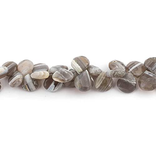 Opale boulder facettée LKBEADS perles cœurs briolettes d'exception de 13 à 16mm