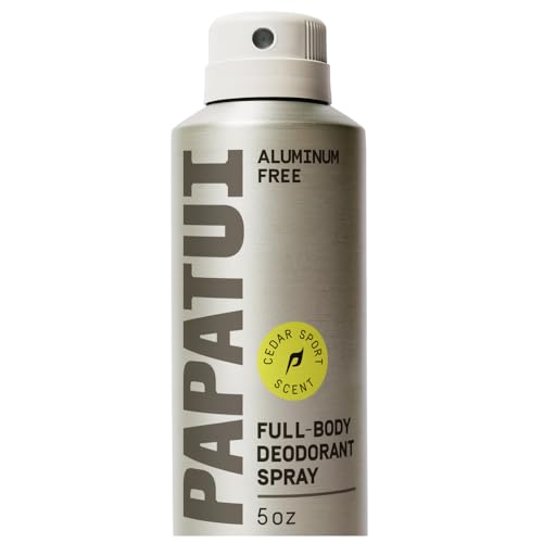 PAPATUI by Dwayne Johnson Full Body Deodorant Spray for Men | Aluminum-Free Odor Protection Moisture Absorption Long Lasting Scent | Cedar Sport | 5oz