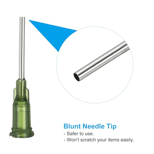 Aiguilles de distribution 14Ga à embase luer lock étanche et bout obtus 136PCS - 5