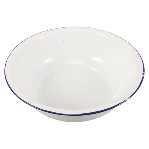 Bañera galvanizada de esmalte de 32cm Toddmomy lavabo para pies