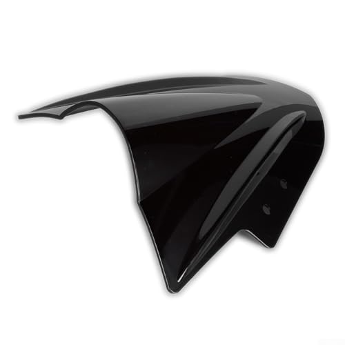 Eawfgtuw Motorrad Schwarz ABS Windschutzscheibe Windschutzscheibe für 300 EX300 2013-2017, Windabweiser Schild für Komfort und Schutz