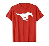 SMU Mustangs Icon Red Officially Licensed T-Shirt