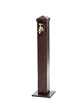 Artikel: Brunnen aubaho Standbrunnen Garten Brunnen Antik-Stil Aluminium Braun 93cm Gartenbrunnen