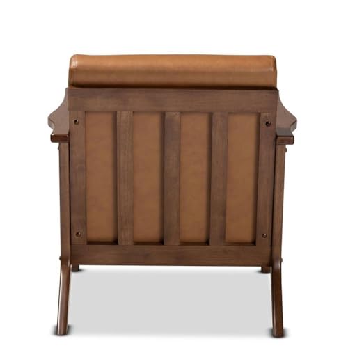 Sillón lounge moderno marrón miniatura 6